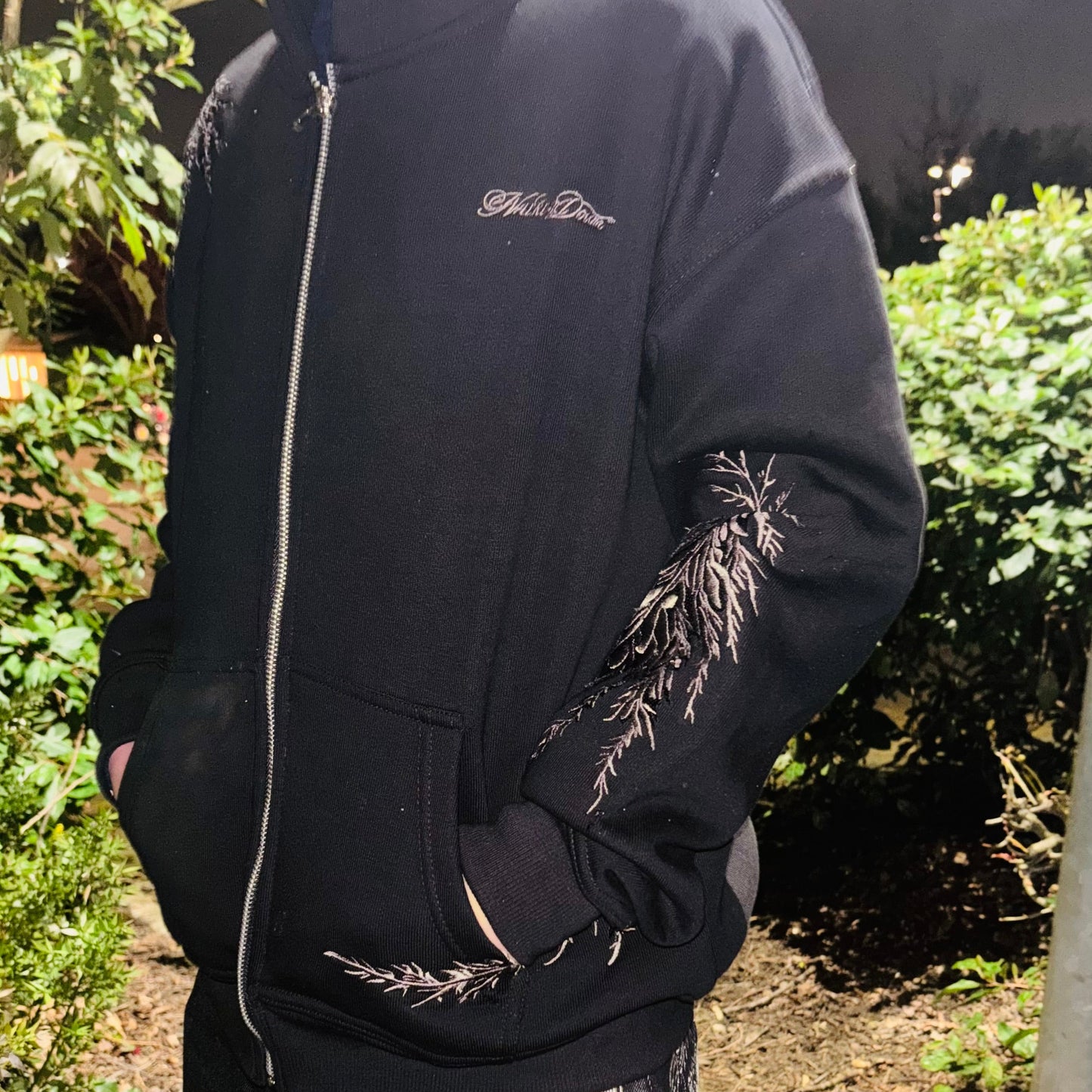 WALKEMDOWN EMBROIDED ZIP UP
