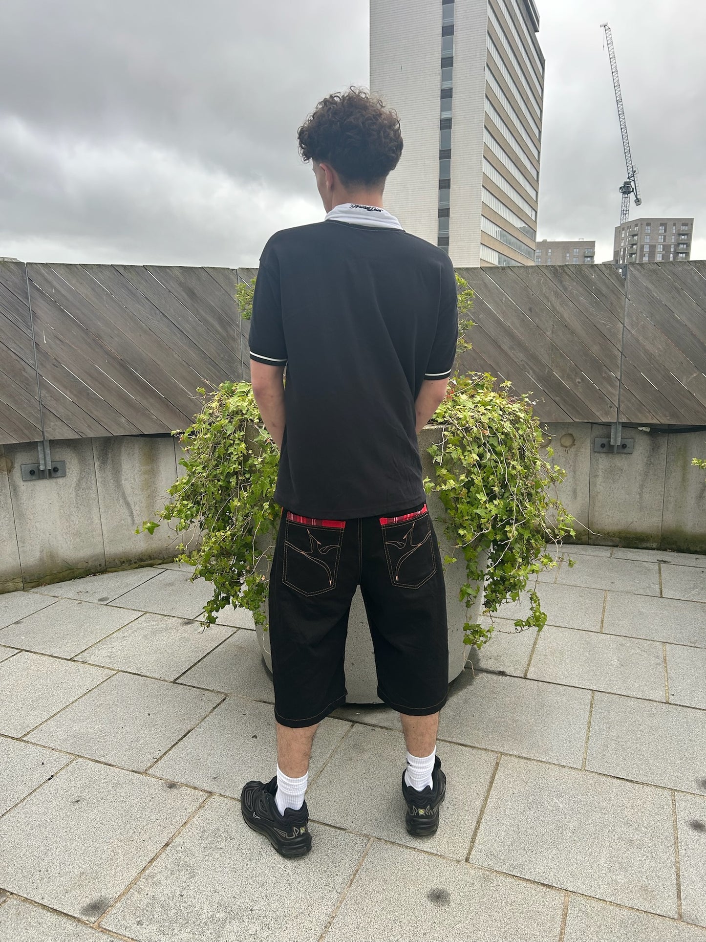 WALKEMDOWN PLAID JORTS